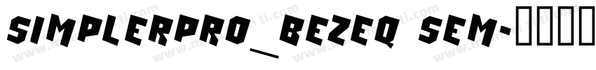 SimplerPro_BEZEQ Sem字体转换